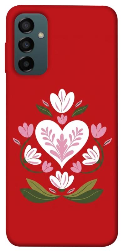 Чохол itsPrint Квітуче серце для Samsung Galaxy M14 5G, love ukraine, купити оптом з доставкою