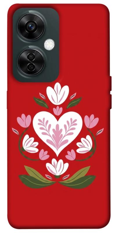 Чохол itsPrint Квітуче серце для OnePlus Nord CE 3 Lite, love ukraine, купити оптом з доставкою