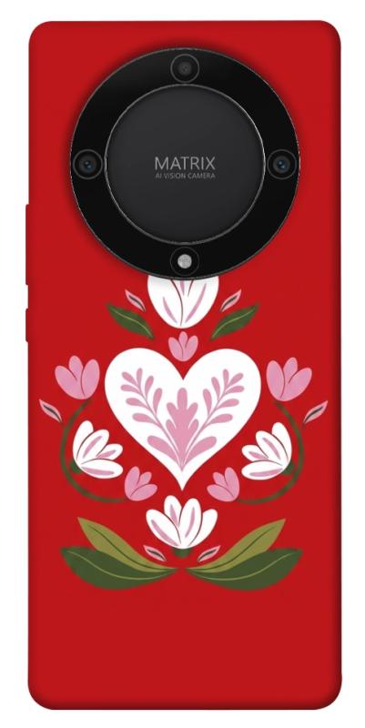 Чохол itsPrint Квітуче серце для Huawei Magic5 Lite, love ukraine, купити оптом з доставкою