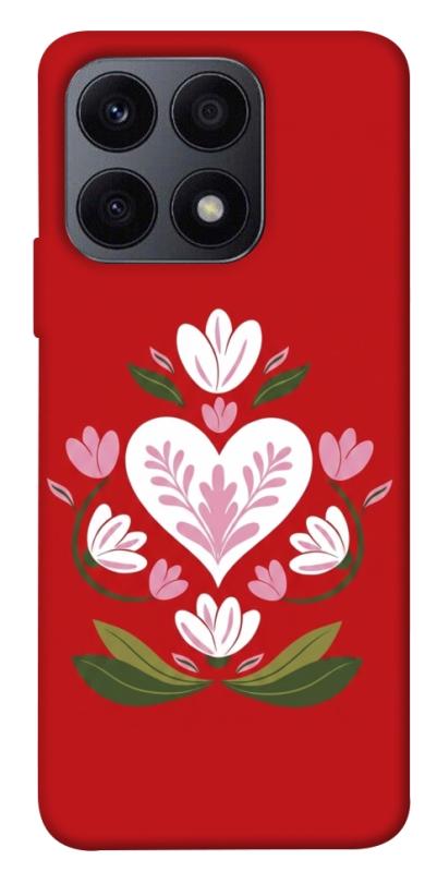 Чохол itsPrint Квітуче серце для Huawei Honor X8a, love ukraine, купити оптом з доставкою