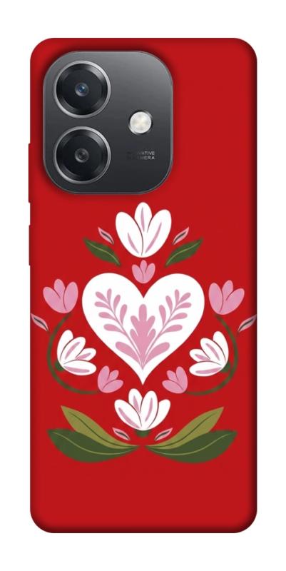Чехол itsPrint Квітуче серце для Oppo A3 4G, love ukraine, купить оптом с доставкой