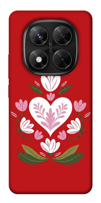 Чехол itsPrint Квітуче серце для Xiaomi Redmi Note 14 Pro 5G, love ukraine, купить оптом с доставкой