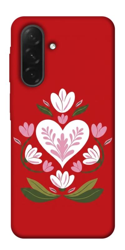 Чохол itsPrint Квітуче серце для Samsung Galaxy A26 5G, love ukraine, купити оптом з доставкою