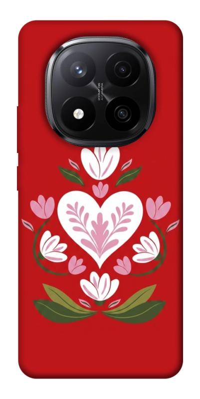 Чохол itsPrint Квітуче серце для Xiaomi Redmi Note 14 Pro+ 5G, love ukraine, купити оптом з доставкою