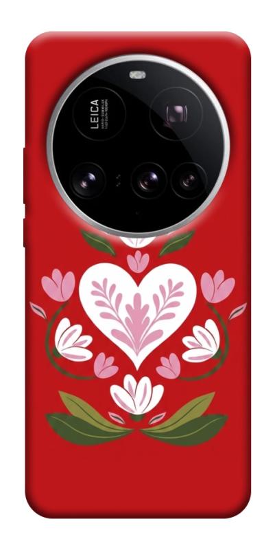 Чохол itsPrint Квітуче серце для Xiaomi 15 Ultra, love ukraine, купити оптом з доставкою