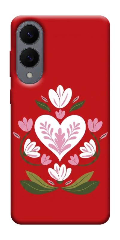 Чехол itsPrint Квітуче серце для Samsung Galaxy S25 Edge, love ukraine, купить оптом с доставкой