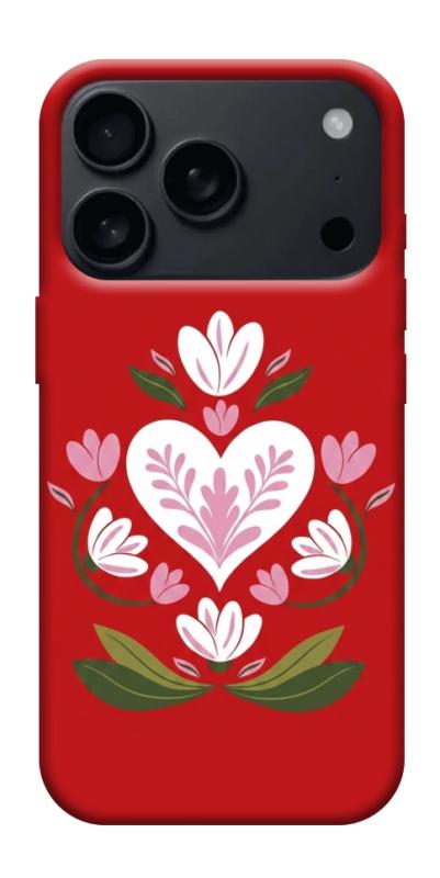 Чехол itsPrint Квітуче серце для Apple iPhone 17 Pro Max (6.9"), love ukraine, купить оптом с доставкой