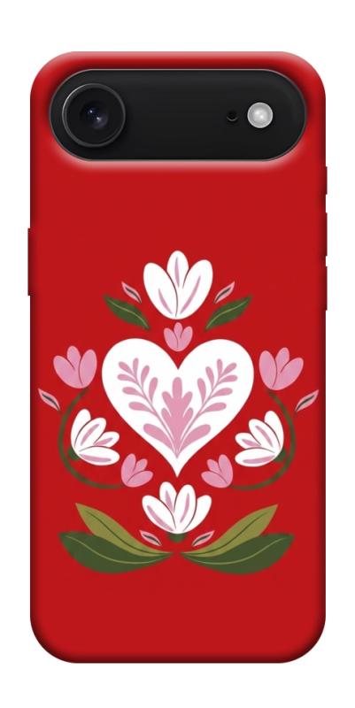 Чехол itsPrint Квітуче серце для Apple iPhone 17 Air (6.5"), love ukraine, купить оптом с доставкой