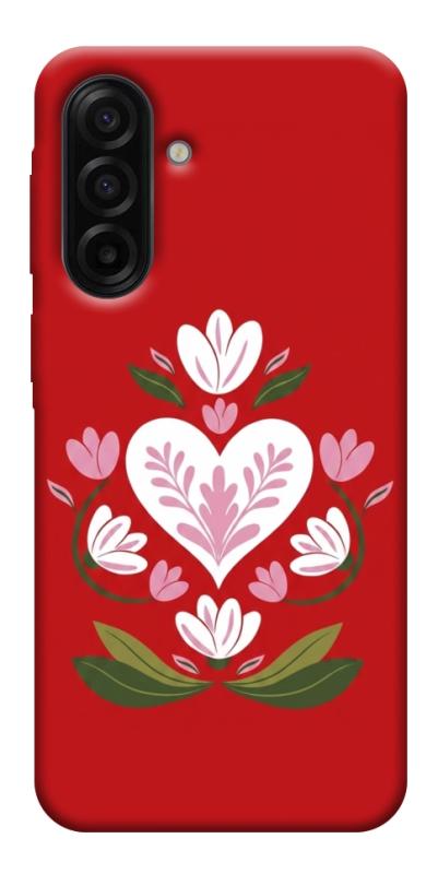 Чохол itsPrint Квітуче серце для Samsung Galaxy A17 5G/4G, love ukraine, купити оптом з доставкою