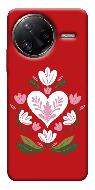 Чехол itsPrint Квітуче серце для Xiaomi Poco F7, love ukraine, купить оптом с доставкой