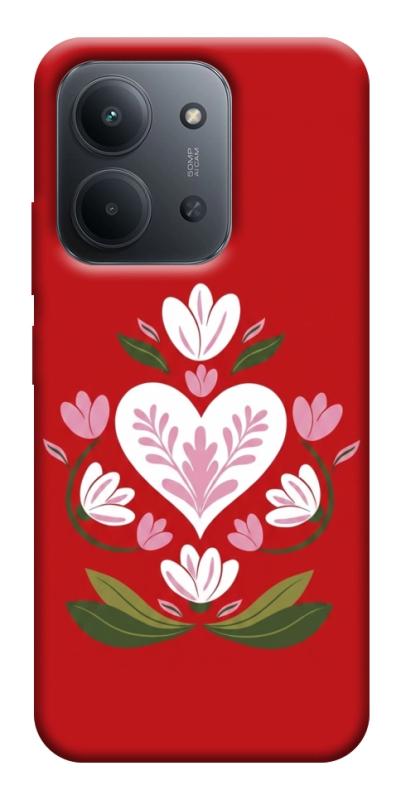 Чехол itsPrint Квітуче серце для Xiaomi Redmi 15C (EU), love ukraine, купить оптом с доставкой