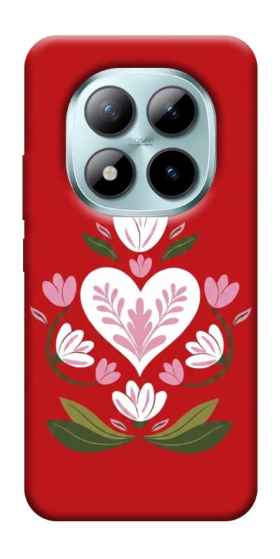 Чохол itsPrint Квітуче серце для Xiaomi Redmi Note 15 Pro+ 5G, love ukraine, купити оптом з доставкою