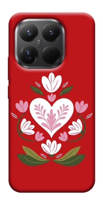 Чохол itsPrint Квітуче серце для Xiaomi 15T Pro, love ukraine, купити оптом з доставкою