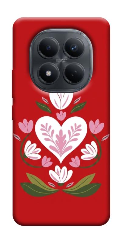 Чохол itsPrint Квітуче серце для Xiaomi Redmi Note 15 Pro 4G, love ukraine, купити оптом з доставкою