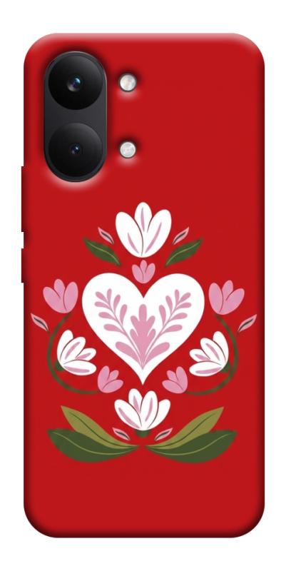 Чехол itsPrint Квітуче серце для Xiaomi Poco X8 Pro Max, love ukraine, купить оптом с доставкой