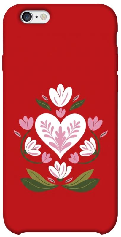 Чехол itsPrint Квітуче серце для Apple iPhone 6/6s (4.7"), love ukraine, купить оптом с доставкой