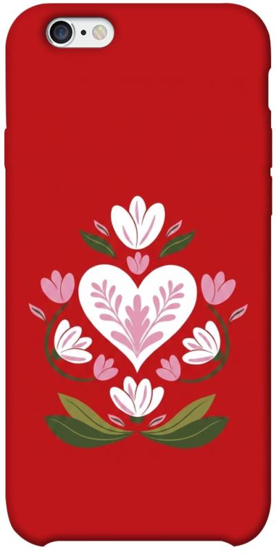 Чехол itsPrint Квітуче серце для Apple iPhone 6/6s plus (5.5"), love ukraine, купить оптом с доставкой