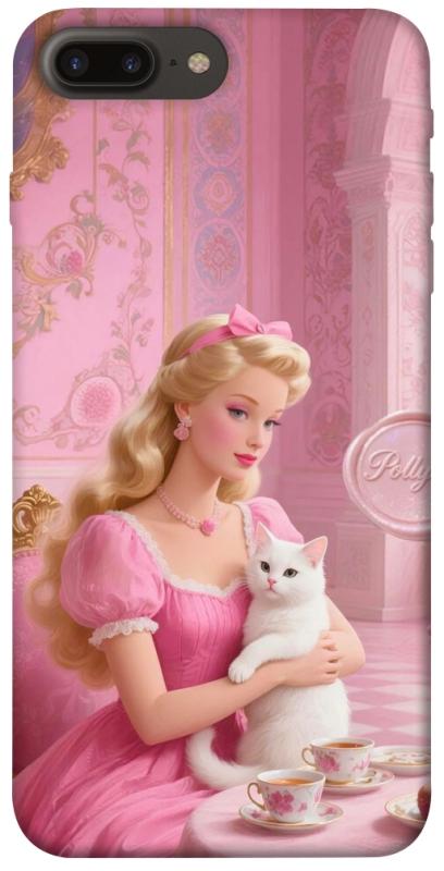 Чехол itsPrint Barbie with cat для Apple iPhone 7 plus / 8 plus (5.5"), детские, купить оптом с доставкой