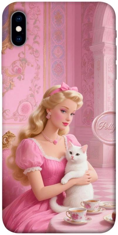 Чехол itsPrint Barbie with cat для Apple iPhone X (5.8"), детские, купить оптом с доставкой