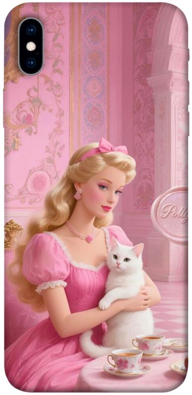 Чохол itsPrint Barbie with cat для Apple iPhone XS Max (6.5"), дитячі, купити оптом з доставкою