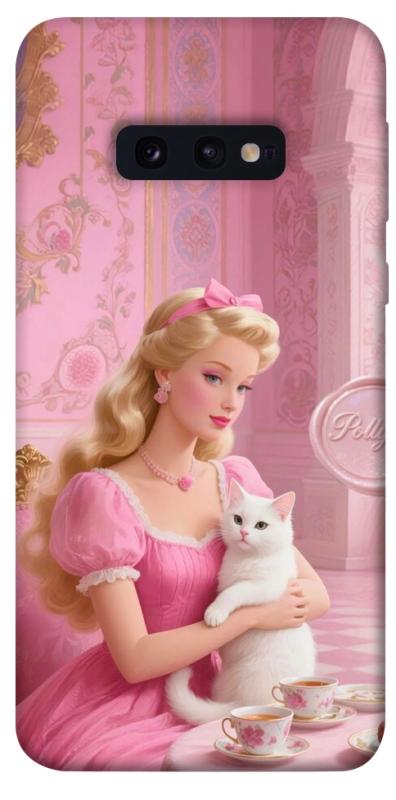 Чохол itsPrint Barbie with cat для Samsung Galaxy S10e, дитячі, купити оптом з доставкою