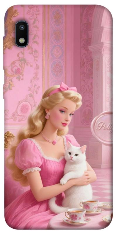 Чохол itsPrint Barbie with cat для Samsung Galaxy A10 (A105F), дитячі, купити оптом з доставкою
