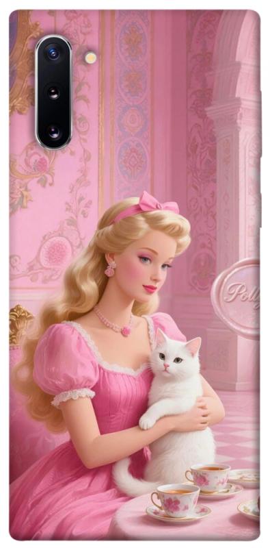 Чехол itsPrint Barbie with cat для Samsung Galaxy Note 10, детские, купить оптом с доставкой