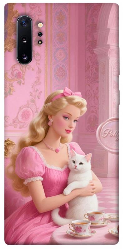 Чохол itsPrint Barbie with cat для Samsung Galaxy Note 10 Plus, дитячі, купити оптом з доставкою