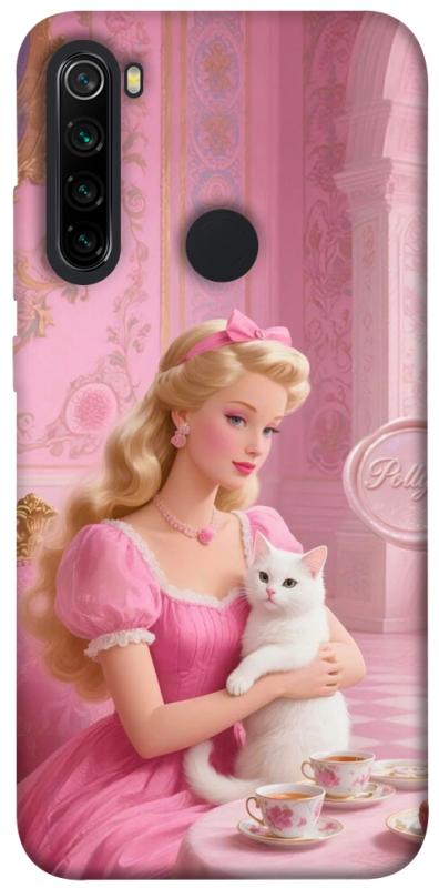 Чохол itsPrint Barbie with cat для Xiaomi Redmi Note 8, дитячі, купити оптом з доставкою