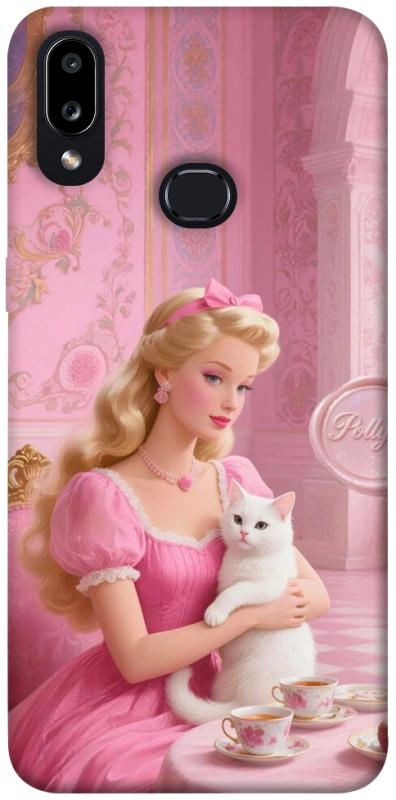 Чехол itsPrint Barbie with cat для Samsung Galaxy A10s, детские, купить оптом с доставкой