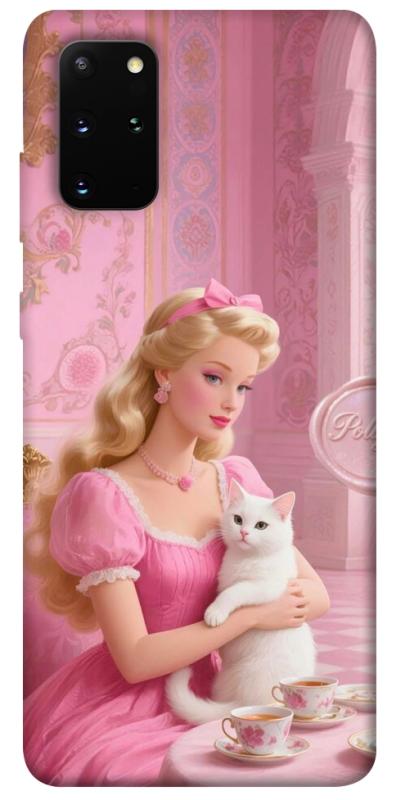 Чохол itsPrint Barbie with cat для Samsung Galaxy S20+, дитячі, купити оптом з доставкою