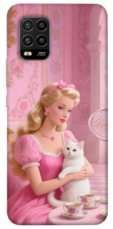 Чехол itsPrint Barbie with cat для Xiaomi Mi 10 Lite, детские, купить оптом с доставкой