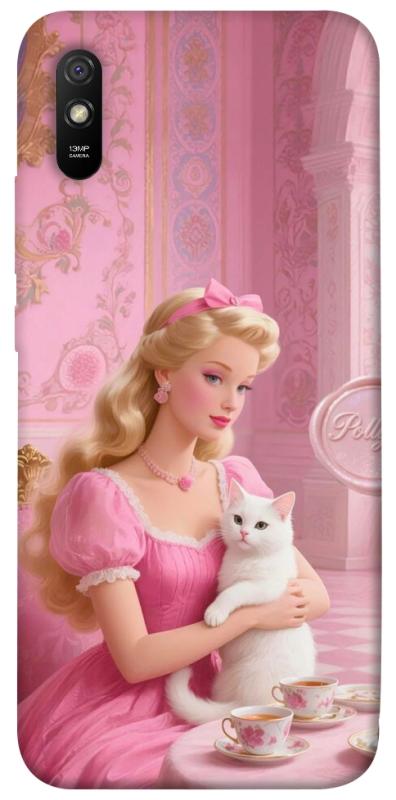 Чехол itsPrint Barbie with cat для Xiaomi Redmi 9A, детские, купить оптом с доставкой