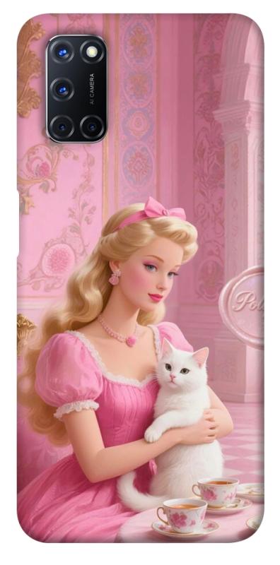 Чохол itsPrint Barbie with cat для Oppo A52 / A72 / A92, дитячі, купити оптом з доставкою