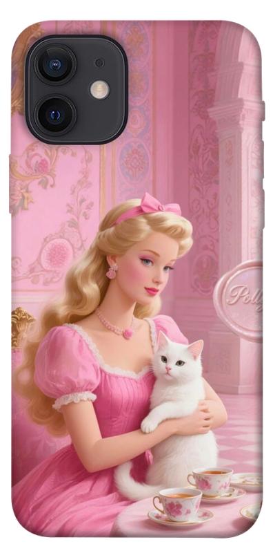 Чехол itsPrint Barbie with cat для Apple iPhone 12 Pro (6.1"), детские, купить оптом с доставкой