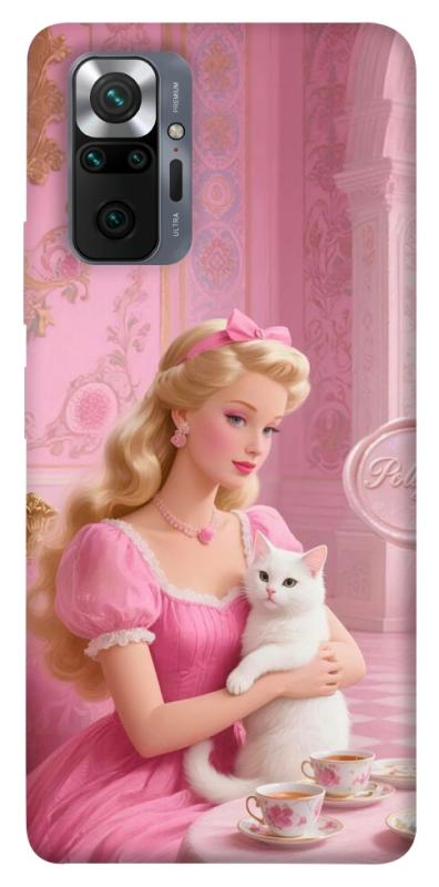 Чехол itsPrint Barbie with cat для Xiaomi Redmi Note 10 Pro, детские, купить оптом с доставкой