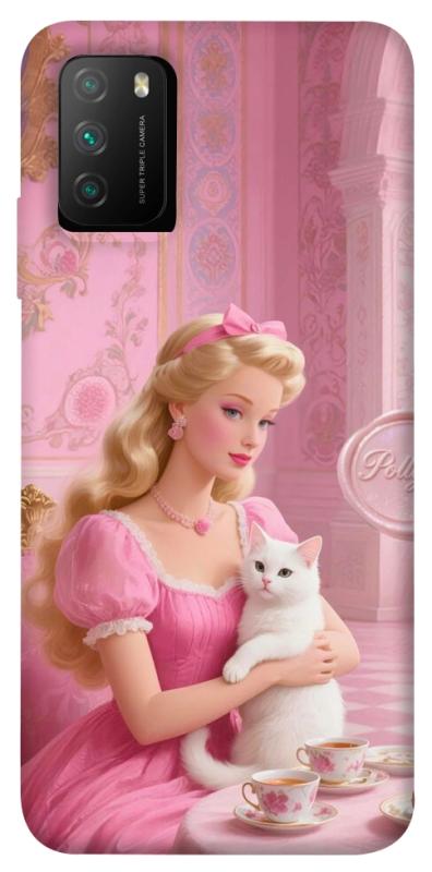 Чехол itsPrint Barbie with cat для Xiaomi Poco M3, детские, купить оптом с доставкой