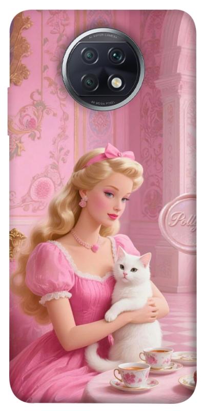 Чехол itsPrint Barbie with cat для Xiaomi Redmi Note 9 5G / Note 9T, детские, купить оптом с доставкой