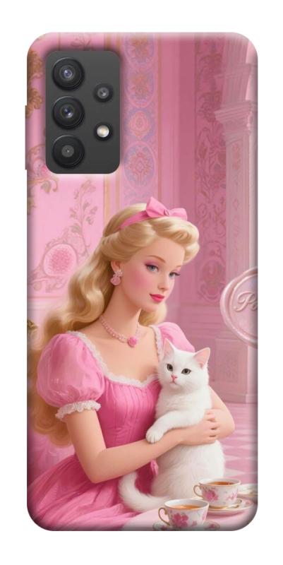 Чехол itsPrint Barbie with cat для Samsung Galaxy A32 (A326B) 5G, детские, купить оптом с доставкой
