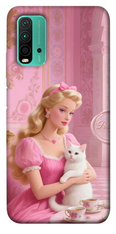 Чехол itsPrint Barbie with cat для Xiaomi Redmi Note 9 4G / Redmi 9 Power / Redmi 9T, детские, купить оптом с доставкой