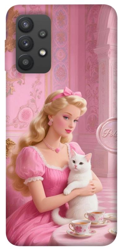 Чехол itsPrint Barbie with cat для Samsung Galaxy A32 (A325F) 4G, детские, купить оптом с доставкой