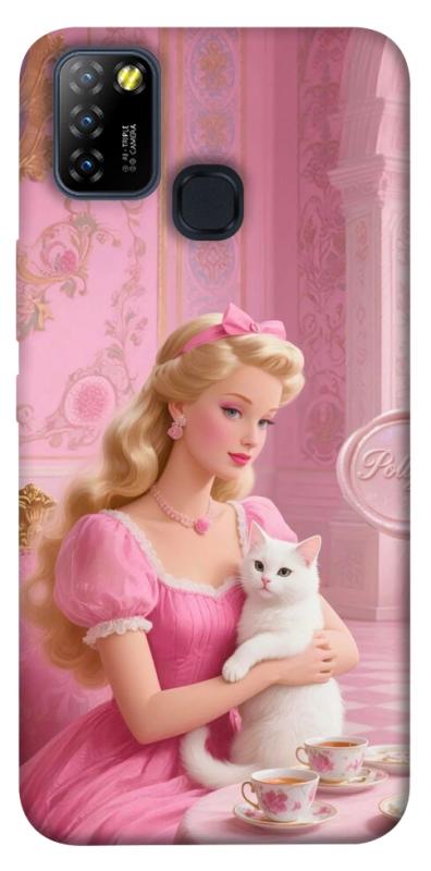 Чохол itsPrint Barbie with cat для Infinix Hot 10 Lite, дитячі, купити оптом з доставкою