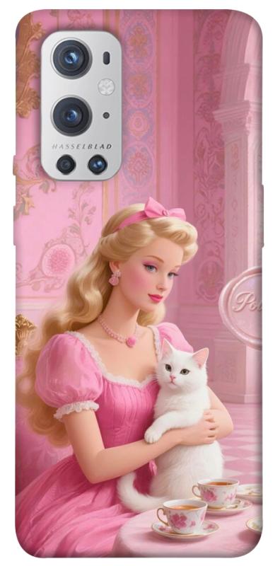 Чехол itsPrint Barbie with cat для OnePlus 9 Pro, детские, купить оптом с доставкой