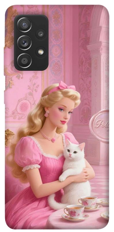 Чехол itsPrint Barbie with cat для Samsung Galaxy A72 4G / A72 5G, детские, купить оптом с доставкой