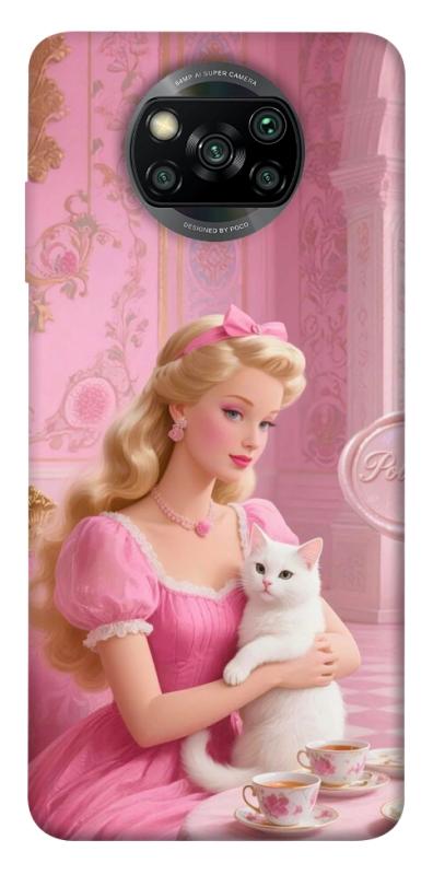 Чехол itsPrint Barbie with cat для Xiaomi Poco X3 NFC / Poco X3 Pro, детские, купить оптом с доставкой