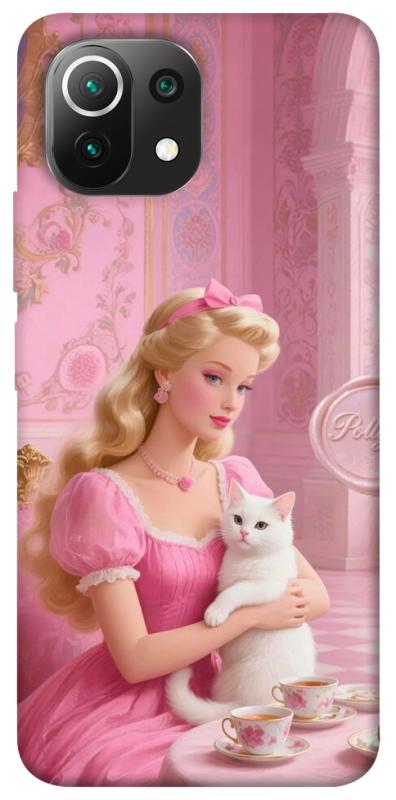 Чохол itsPrint Barbie with cat для Xiaomi Mi 11 Lite, дитячі, купити оптом з доставкою