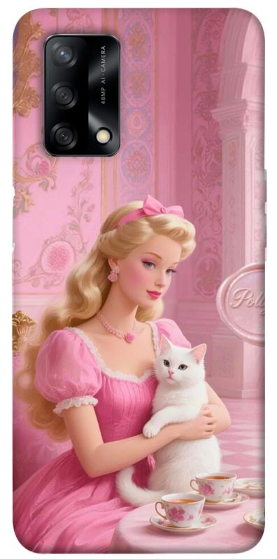 Чохол itsPrint Barbie with cat для Oppo A74 4G, дитячі, купити оптом з доставкою