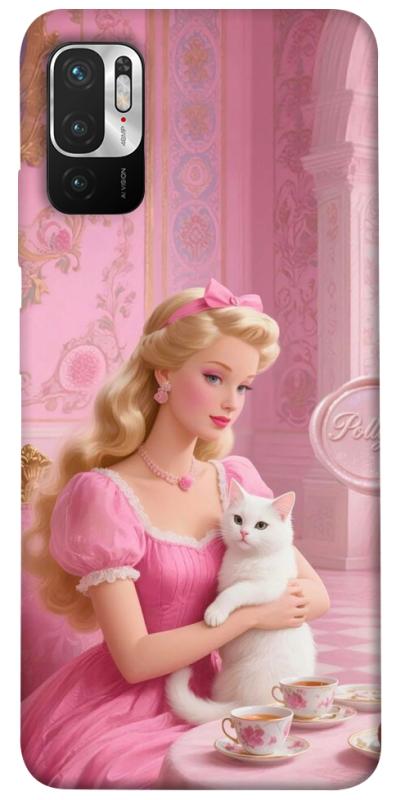 Чехол itsPrint Barbie with cat для Xiaomi Redmi Note 10 5G, детские, купить оптом с доставкой