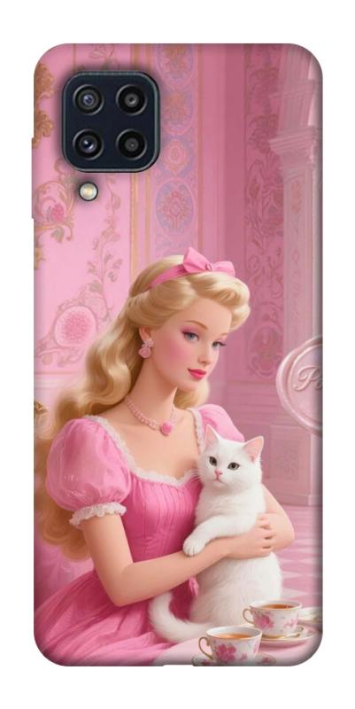 Чехол itsPrint Barbie with cat для Samsung Galaxy M32, детские, купить оптом с доставкой
