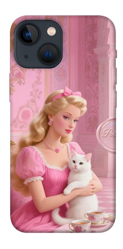 Чехол itsPrint Barbie with cat для Apple iPhone 13 mini (5.4"), детские, купить оптом с доставкой